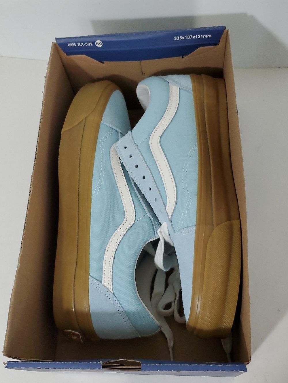 Vans Lx Old Skool Men's Crystal Blue Gum Classic Low-Top Sneakers Size 10 New - Picture 9 of 10